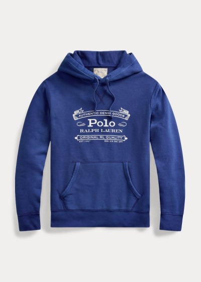 Sudaderas Con Capucha Polo Ralph Lauren Hombre Azul Marino - Fleece Graphic - AQODK5907